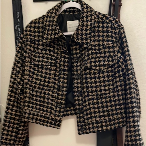 Avec Les Filles Jackets & Blazers - EUC Avec Les Filles Women's Houndstooth Jacket